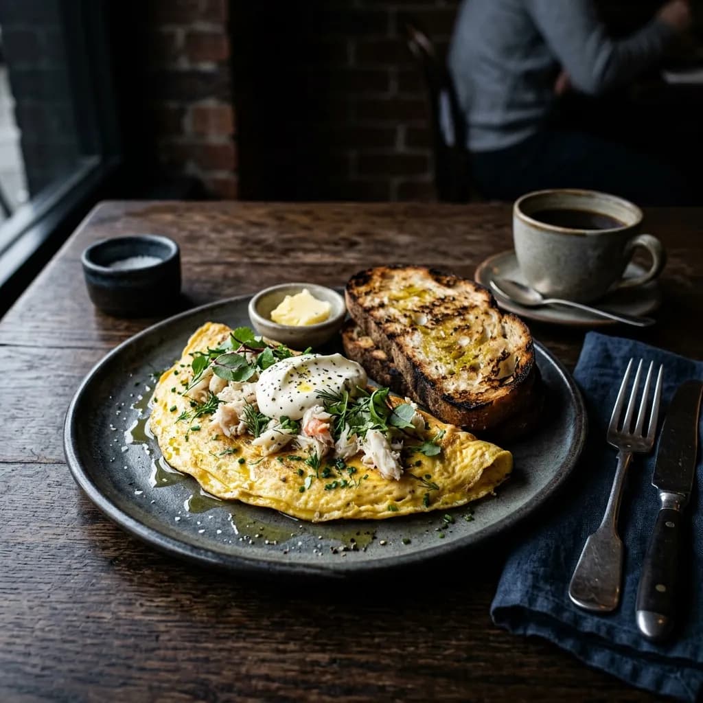 Crab Omelette